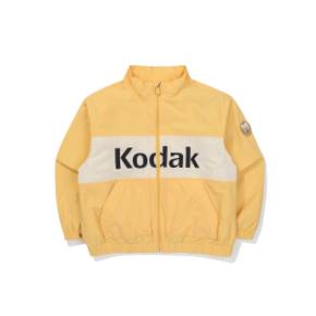 [공식]컬러블럭 빅로고 안감 자켓 키즈 YELLOW