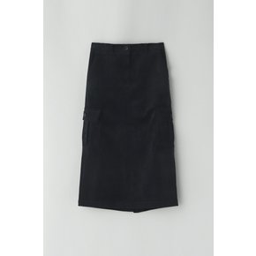 Corduroy Cargo Pocket Skirt_Navy