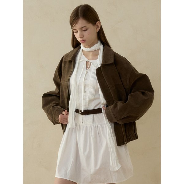 CREEK SYNTHETIC SUEDE JUMPER_BROWN