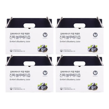 김재식 헬스푸드 [경상북도][김재식헬스푸드] 진짜블루베리즙 80ml 84팩 (21팩 X 4박스)