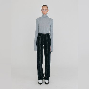 EENK ZERIA Classic Straight Pants - Navy