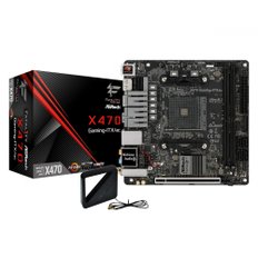 ASRock AMD X470 칩셋 탑재 Mini-ITX 마더보드 Fatal1ty X470 Gaming-ITXac