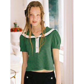 ISLA VISTA SAILOR TOP_GREEN