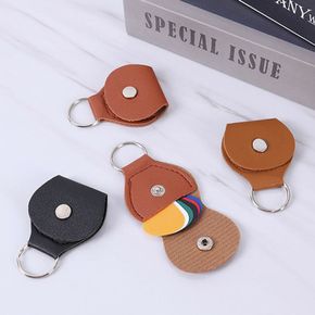 기타 피크 가죽 케이스 액세사리 집 파우치 보관 통기타 일렉