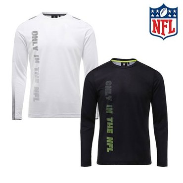 NFL 엔에프엘 F201MTS001 레프리 롱 긴팔 티셔츠 BLACK