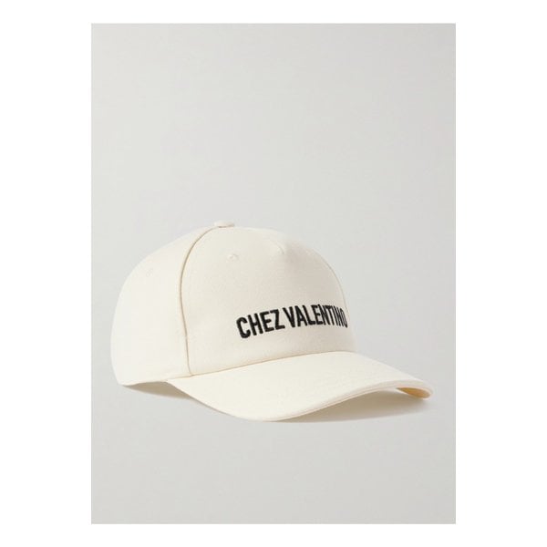 자수 코튼 캔버스 베이스볼 햇 크림 1647597353595828