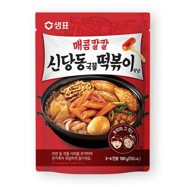 샘표 매콤칼칼 신당동 국물떡볶이양념 180g X ( 3매입 )