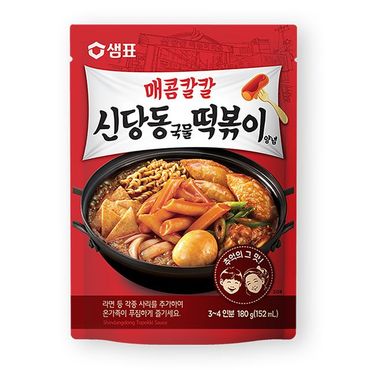 제이큐 샘표 매콤칼칼 신당동 국물떡볶이양념 180g X ( 3매입 )