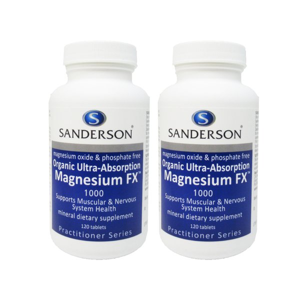 뉴질랜드 샌더슨 마그네슘 에프엑스 High Absorption Magnesium FX 120정 2개