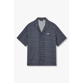남성 스트라이프 레이온 비치 셔츠 0815115008000