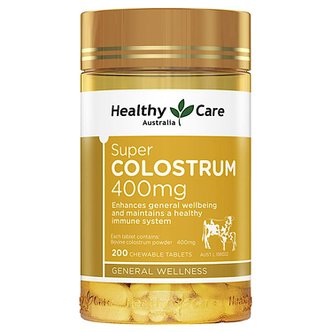  헬씨케어 수퍼 콜로스트럼 초유 Healthy Care Super Colostrum 400mg 200정