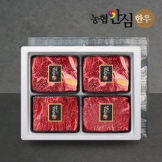 [1/15(수)순차출고][팸쿡]농협안심한우 혼합6호 선물세트 1.2kg (등심2팩/국거리1팩/장조림1팩)