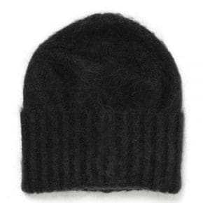 오라리 BRUSHED SUPER KID MOHAIR KNIT CAP INKBLACK (A23AC08KM) (브러시드 수퍼 키드