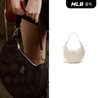 MLB [코리아공식]클래식 모노그램 엠보 크로스형 호보백 (2COLOR)