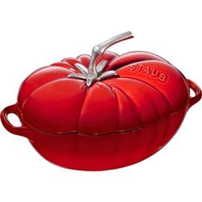 영국 스타우브 냄비 Staub 40511 774 CastIron Tomato Casserole/Roasting Dish 25 cm Cherry Re