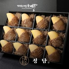 [1/13(월)순차출고][SSG정담]친환경포장 대과 태국망고 선물세트 (12과 - 3.6kg) / 실크보자기 포장+노리개 증정