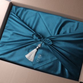 친환경포장 대과 태국망고 선물세트 (12과 - 3.6kg) / 실크보자기 포장+노리개 증정
