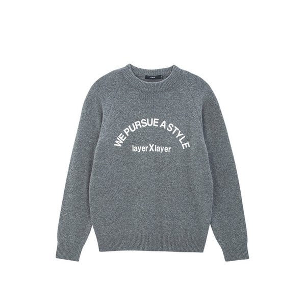 Layer Printing Knit_Grey