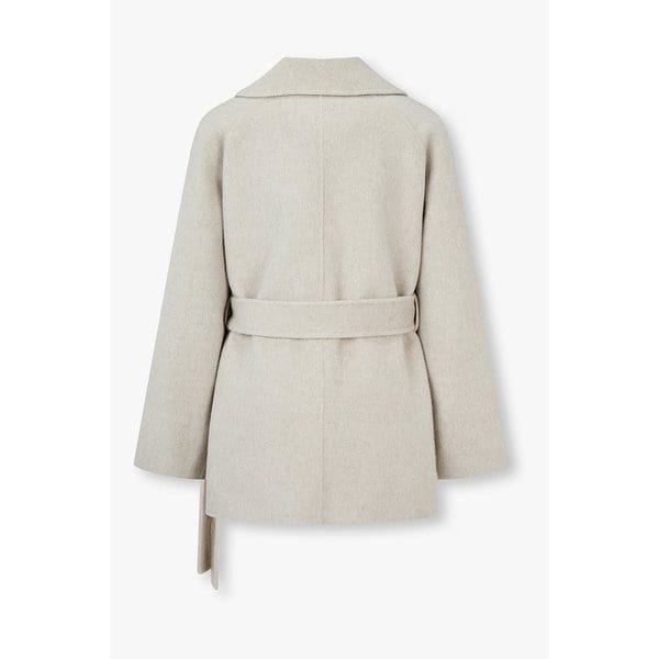 울 블렌드 벨티드 피코트 7115416X05208