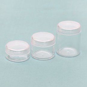 비즈통 / 원형 비즈 공예 보관 통 용 함 케이스 재료 소 중 대 사이즈