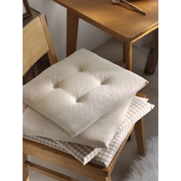 워싱내츄럴 사각 의자방석 2type