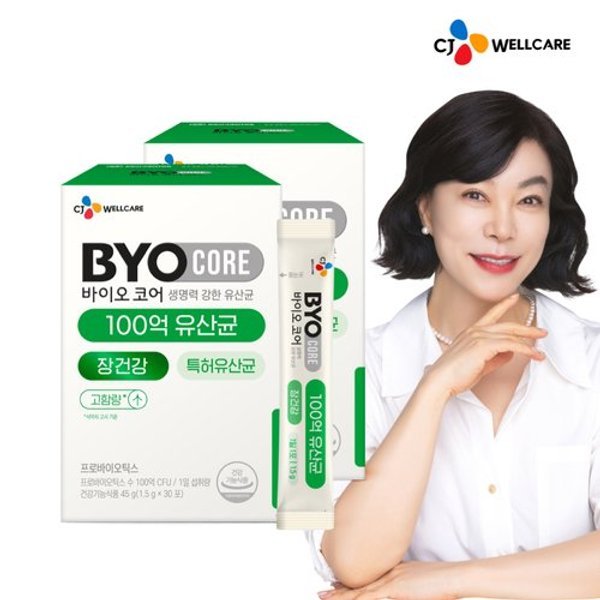 바이오코어 100억 유산균 분말형 2박스/2개월분