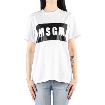 MSGM [엠에스지엠] (2000MDM520 200002 01) 여성 반팔 티셔츠 33190993