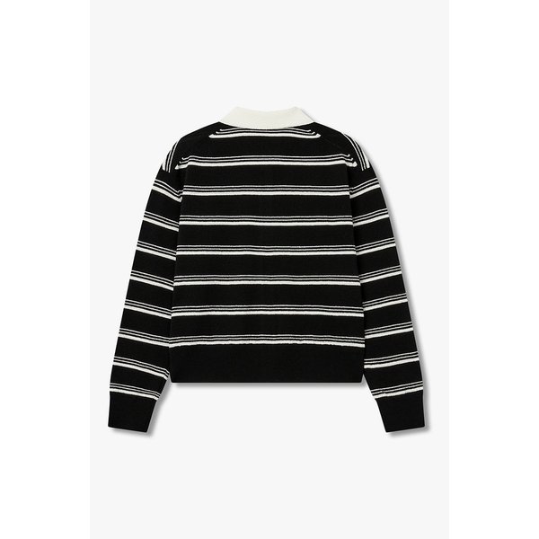 스트라이프 버튼업 니트 풀오버 7116150112199