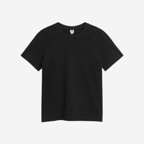 (W) 아르켓 크루넥 티셔츠 블랙 (W) Arket Crewneck T-Shirt Black