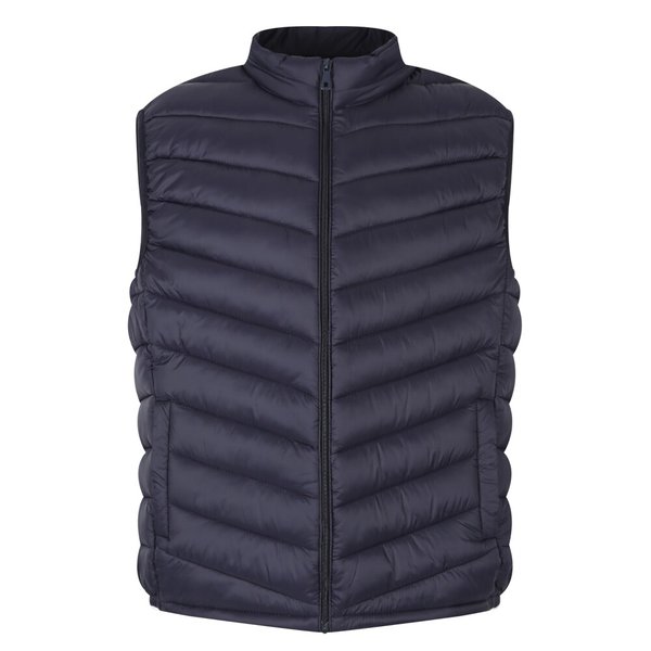 남자 겨울 하이넥 경량 풀집업 조끼패딩 IE-VEP-4006-네이비