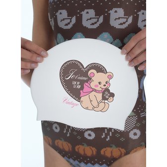 LOOPLOOP [베이비 테디_브라운] 실리콘 수모