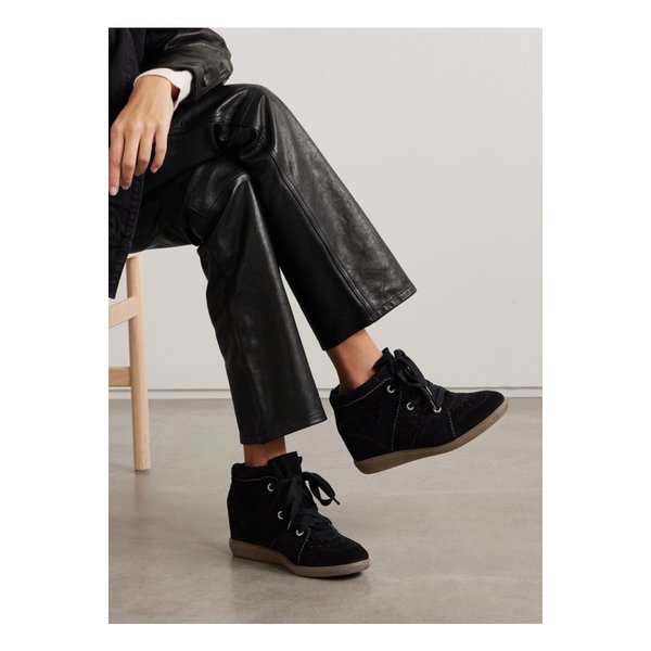 바비 스웨이드 웨지 스니커즈 1647597352697731