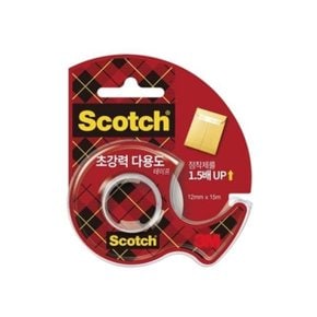 3M 스카치 강력 투명테이프 SH1215D/12MMx15M (1개) (WCEA723)