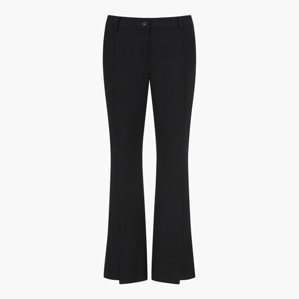 [여주점] 여성 밑단 슬릿 포인트 부츠컷 팬츠 GQ222LPT61 BLCK