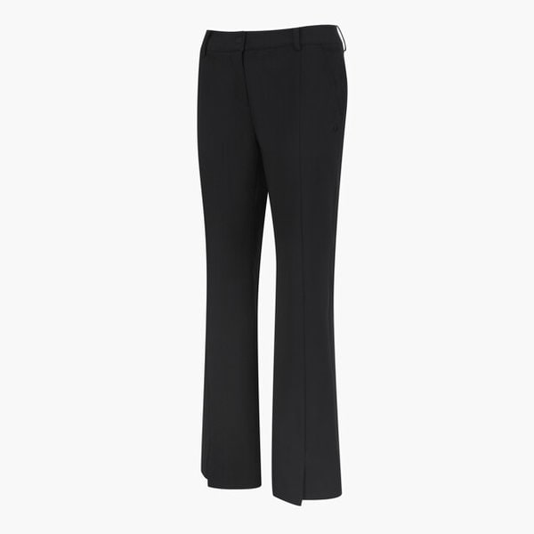 [여주점] 여성 밑단 슬릿 포인트 부츠컷 팬츠 GQ222LPT61 BLCK