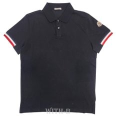 [MONCLER]남성 SS POLO 로고패치 폴로티셔츠 블랙 8A000 23 899P0