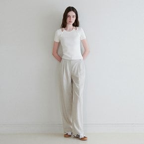 Two-Tuck Wide Pants in Mint VW4ML175-31