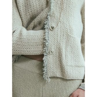 코텔로 Alpaka Blended Knit Jacket  Light Green (WE395AT52M)