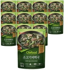 롯데 쉐푸드 소고기미역국500g(12입)