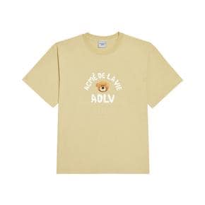 TEDDY BEAR (BEAR DOLL) SHORT SLEEVE T-SHIRT BEIGE 테디베어돌 베이지