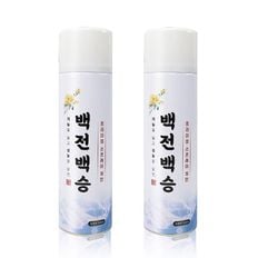 백전백승 차량용 미끄럼방지 뿌리는 체인 스프레이 500ml x 2개..