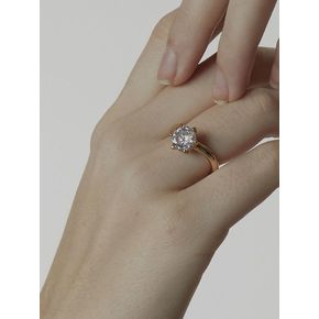 WAVY DIA RING GOLD 웨이비 다이아 골드 반지