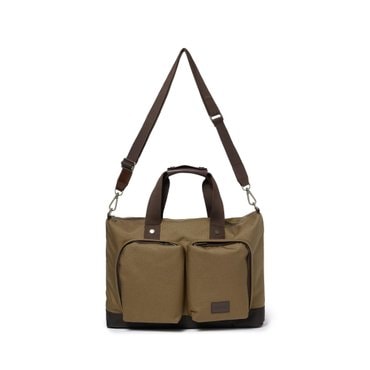 브롬톤 [브롬톤런던][P245ATO203]TWO POCKET TOTE BAG 투포켓 토트백 다크베이지