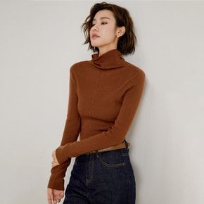 LS_Line turtleneck knit top_4color