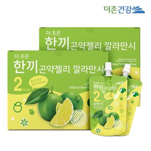 더존건강 한끼 곤약젤리 깔라만시 150ml 10팩 2박스