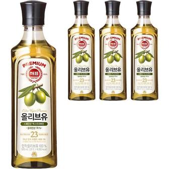  사조해표 올리브유 500ml 4개