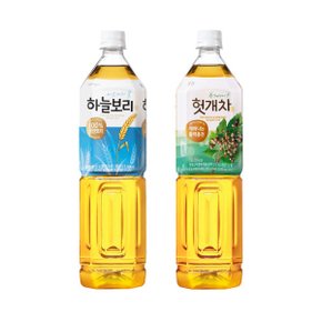 식품 1.5L 하늘보리 6개+헛개차 6개  총 12개