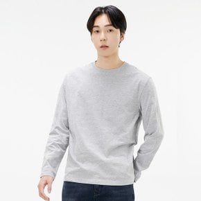 공용 데일리 긴팔 티셔츠 AHZU5181A0B_P312479783