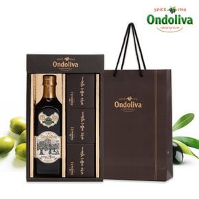 [온돌리바] 프루티 엑스트라버진 올리브유 500ml + 비누3개입 선물세트..[36179685]