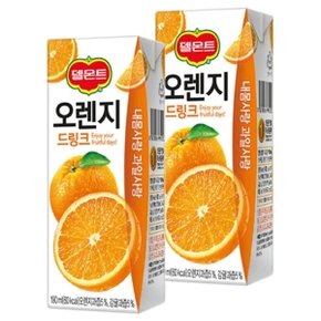 롯데 델몬트 오렌지 드링크 190ml x 32팩